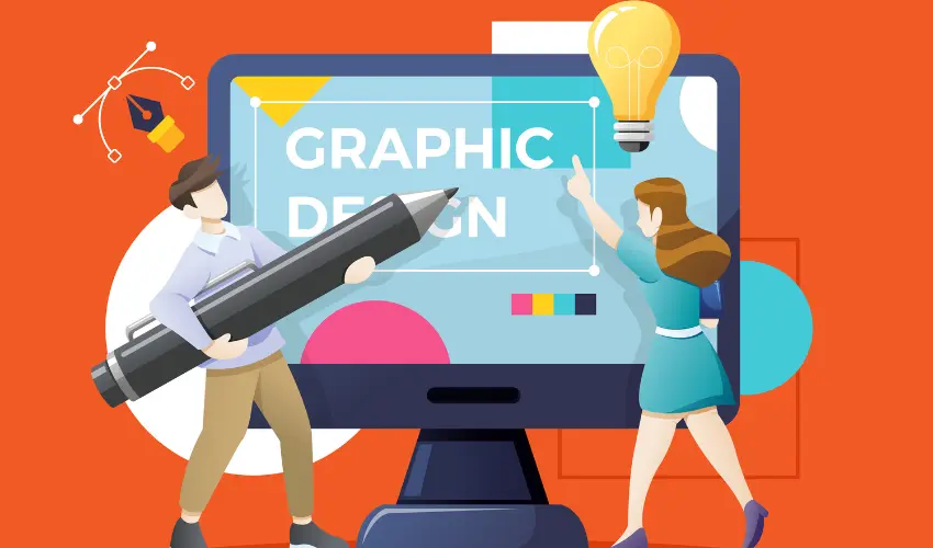 Transform Your Brand with Expert Graphic Design Services in Lucknow by Orange IT Softwares